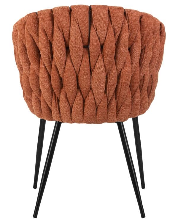 Стул обеденный DOBRIN MATILDA, оранжевая ткань (LAR 275-27) — изображение 5