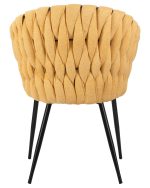 Стул обеденный DOBRIN MATILDA, жёлтая ткань (LAR 275-8) — изображение 5