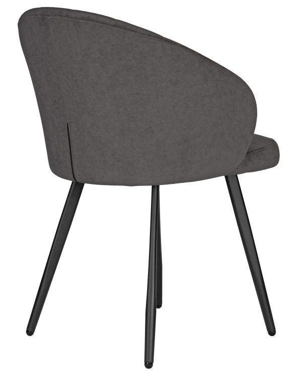 stul-obedennyj-dobrin-naomi-jemal-chernyj-muar-veljur-catania-chocolate-3 Стул обеденный DOBRIN NAOMI, ЭМАЛЬ ЧЕРНЫЙ МУАР велюр Catania Chocolate — изображение 4