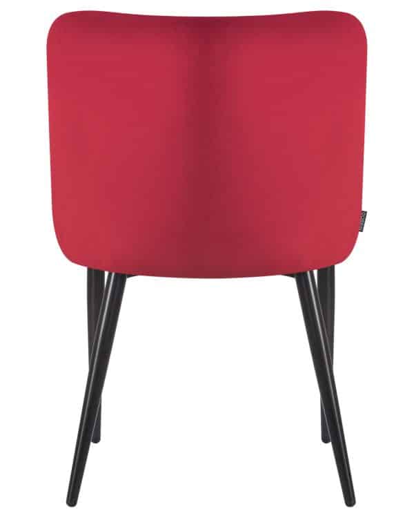Стул обеденный DOBRIN RICHARD, черные матовые ножки, бордовый велюр (V108-85) — изображение 5