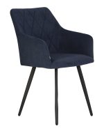 ЭМАЛЬ ЧЕРНЫЙ МУАР велюр Catania Dark Blue