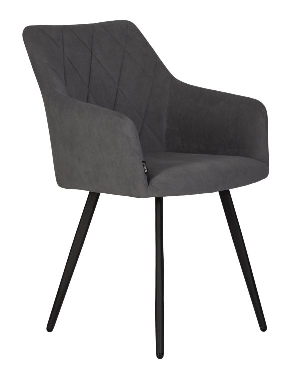 ЭМАЛЬ ЧЕРНЫЙ МУАР велюр Catania Silver