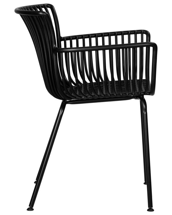 Стул обеденный DOBRIN ROSS, черный (B-03) без подушки — изображение 3