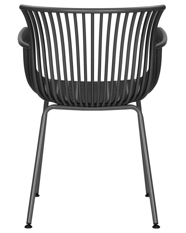 Стул обеденный DOBRIN ROSS, темно-серый (GR-04) без подушки — изображение 5