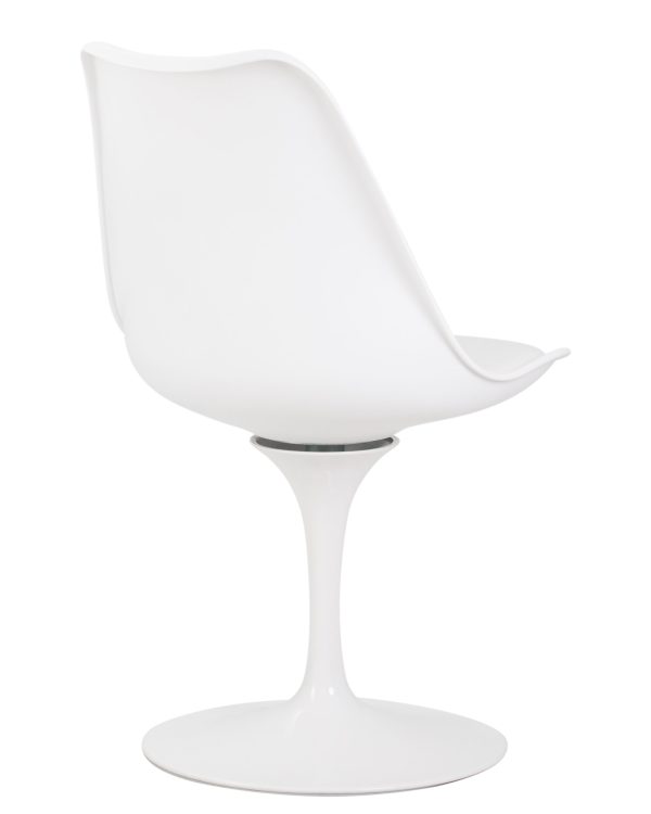 Стул обеденный DOBRIN TULIP, белое основание, цвет белый (W-02) — изображение 4