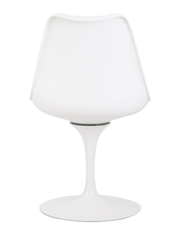 Стул обеденный DOBRIN TULIP, белое основание, цвет белый (W-02) — изображение 5