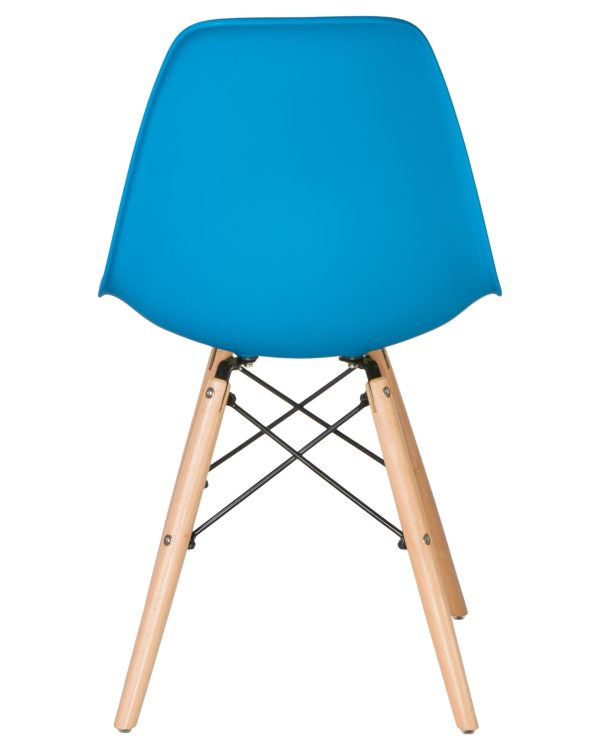 Стул обеденный LMZL-PP623, ножки светлый бук, цвет сиденья голубой — изображение 5