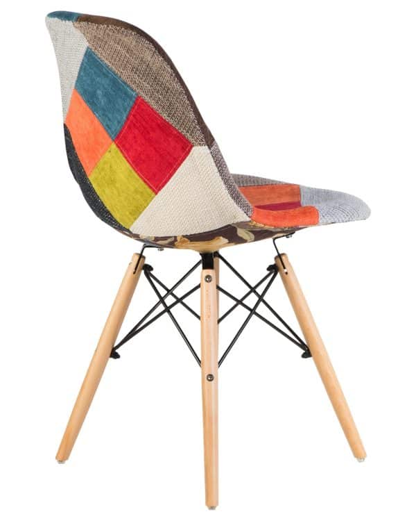 Стул обеденный LMZL-PP623, ножки светлый бук, цвет сиденья мозаика — изображение 4