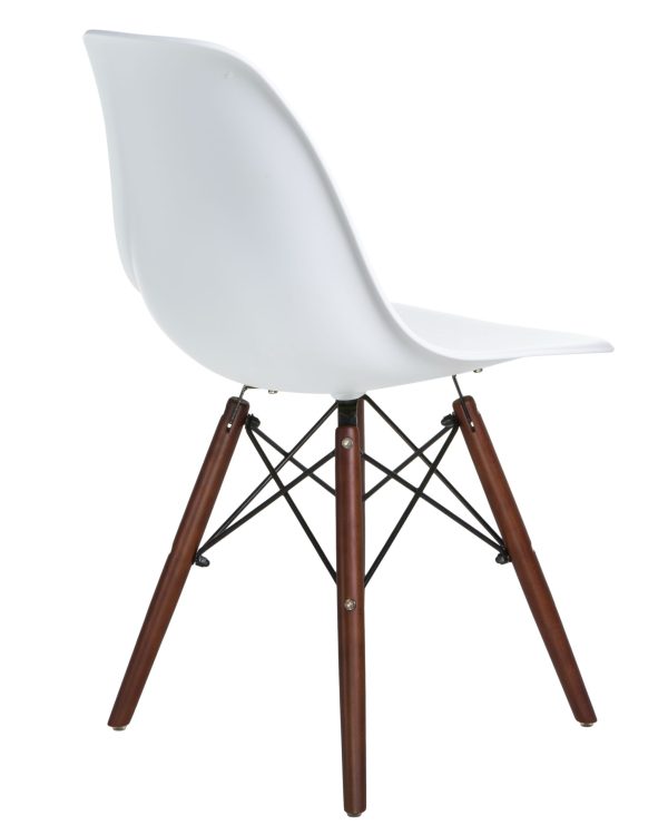 Стул обеденный LMZL-PP623, ножки тёмный бук, цвет сиденья белый — изображение 4