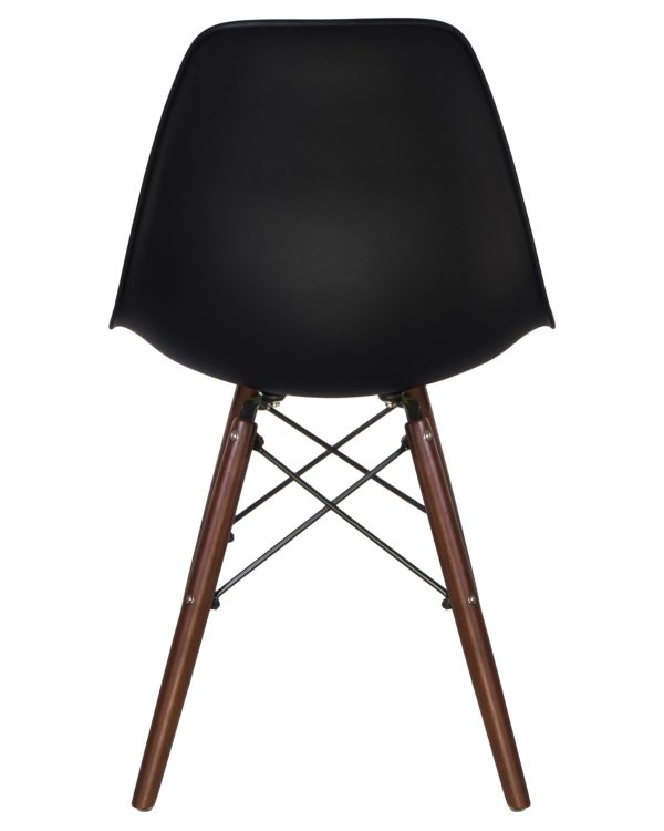 Стул обеденный LMZL-PP623, ножки тёмный бук, цвет сиденья чёрный — изображение 5