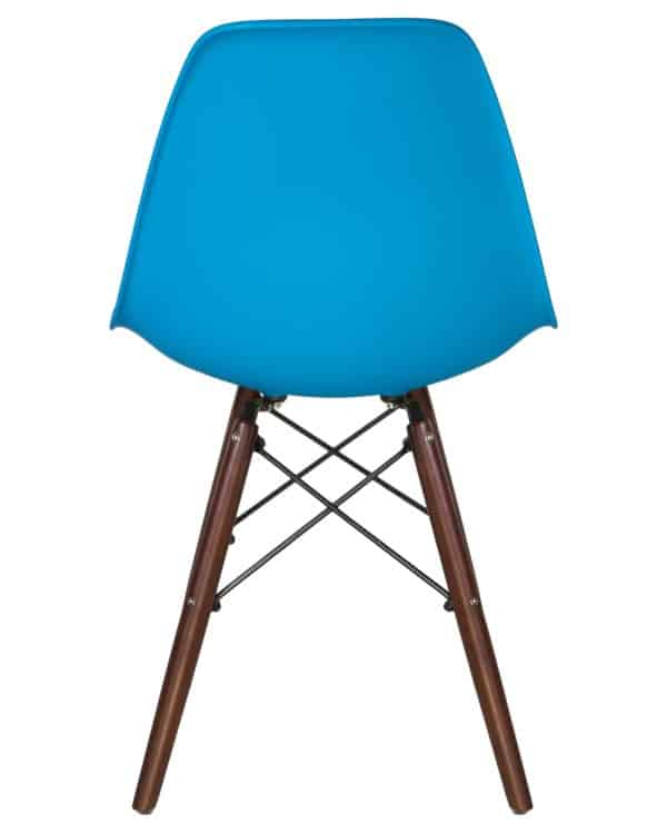 Стул обеденный LMZL-PP623, ножки тёмный бук, цвет сиденья голубой — изображение 5