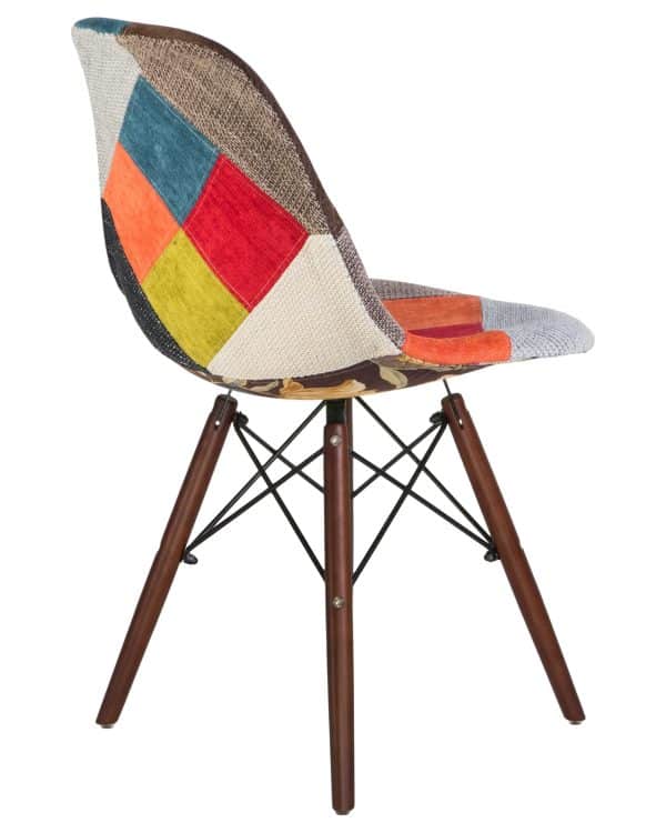 Стул обеденный LMZL-PP623, ножки тёмный бук, цвет сиденья мозаика — изображение 4