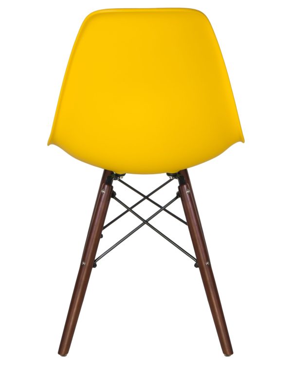 Стул обеденный LMZL-PP623, ножки тёмный бук, цвет сиденья жёлтый — изображение 5