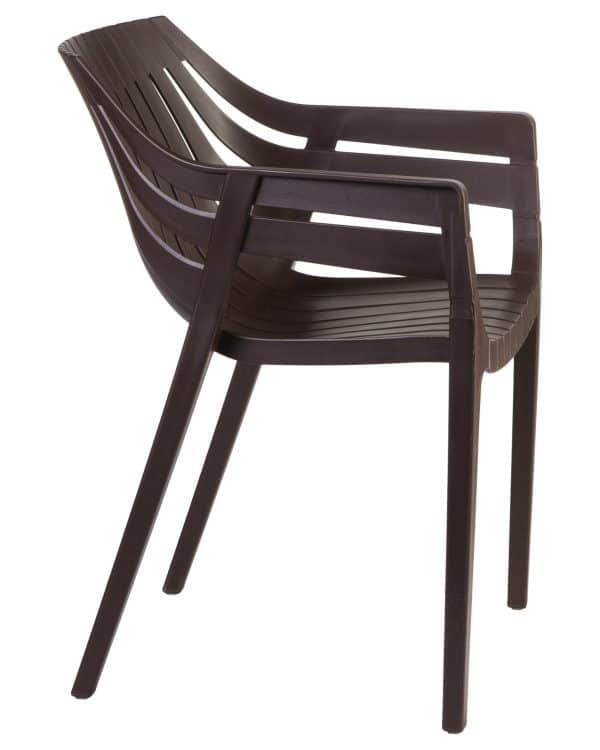 Стул обеденный LMZL-PP707, цвет коричневый — изображение 3