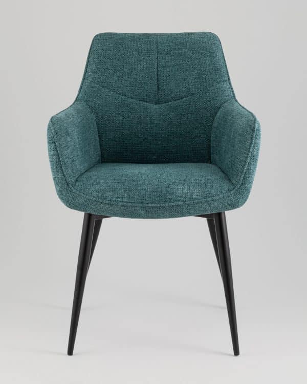 Стул обеденный Lynet рогожка голубой — изображение 3