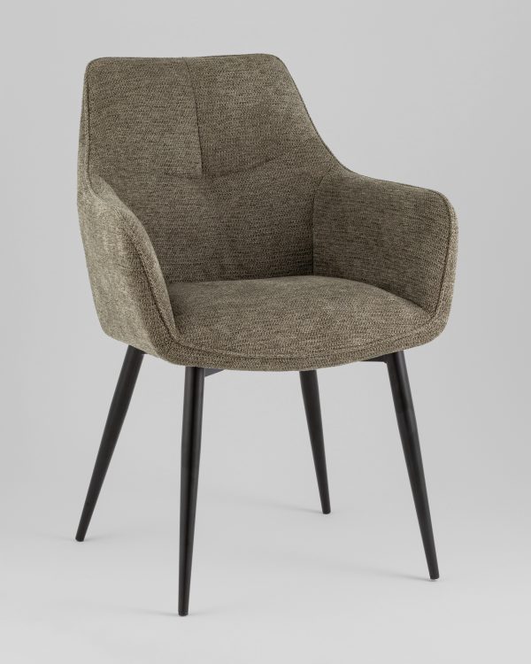 stul-obedennyj-lynet-rogozhka-sero-zelenyj-1 Стул обеденный Lynet рогожка серо-зеленый — изображение 2