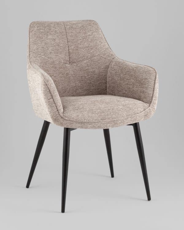 Стул обеденный Lynet рогожка светло-коричневый — изображение 2