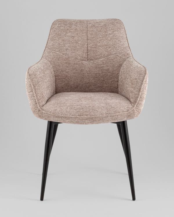 Стул обеденный Lynet рогожка светло-коричневый — изображение 3