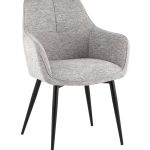 Стул обеденный Lynet рогожка светло-серый