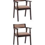 Стул обеденный MATS светло-коричневый 2 шт.