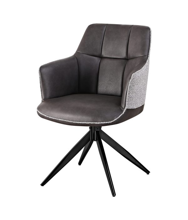 Стул обеденный Naya серый экокожа букле — изображение 2