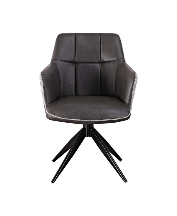 Стул обеденный Naya серый экокожа букле — изображение 3