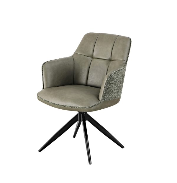 Стул обеденный Naya зеленый экокожа букле — изображение 2