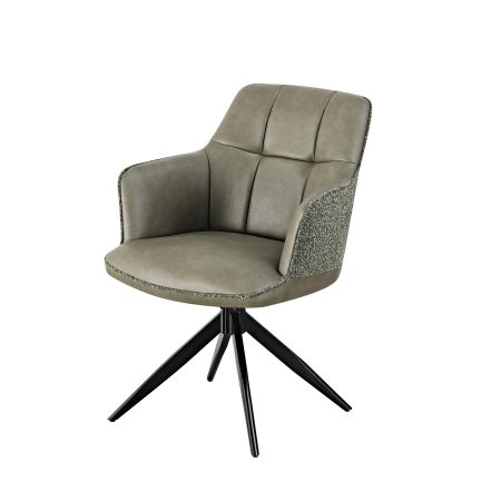 Стул обеденный Naya зеленый экокожа букле