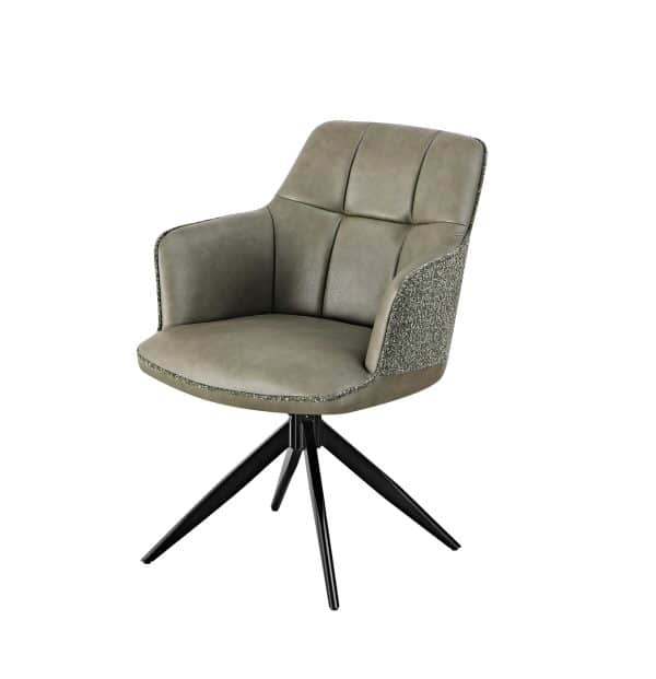 Стул обеденный Naya зеленый экокожа букле