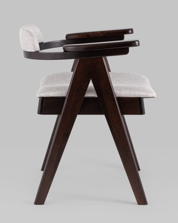 Стул обеденный OLAV светло-серый 2 шт. — изображение 3