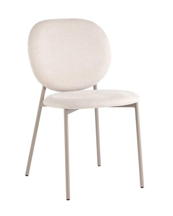 Стул обеденный Pip бежевый кремовые ножки NP