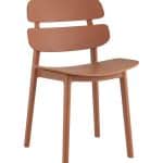 Стул обеденный Tony пластик коричневый