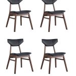 Стул обеденный TOR синий ПУ 4 шт.