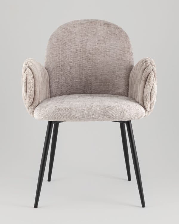 Стул обеденный Wave Stripes букле серый — изображение 3