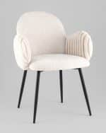 Стул обеденный Wave Stripes букле светло-серый — изображение 2