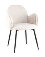 Стул обеденный Wave Stripes букле светло-серый