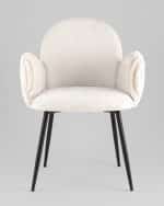 Стул обеденный Wave Stripes букле светло-серый — изображение 3