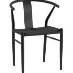 Стул обеденный Wishbone Style черный