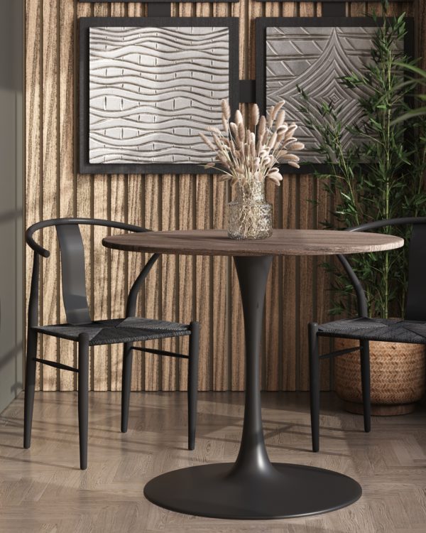 Стул обеденный Wishbone Style черный — изображение 3