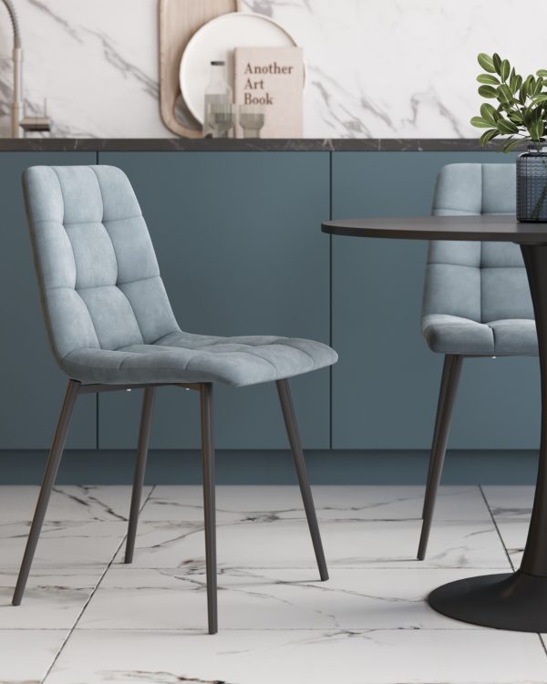 Стул Одди велюр серый — изображение 3