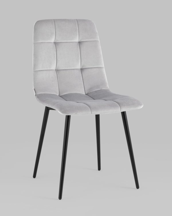 Стул Одди велюр светло-серый — изображение 2