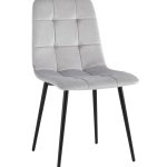 Стул Одди велюр светло-серый