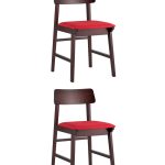 Стул ODEN красный 2 шт.