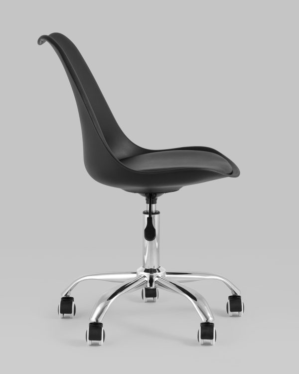 Стул офисный BLOK NEW пластиковый черный — изображение 3