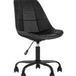 Стул офисный Гирос экокожа черный