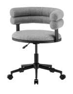 Стул офисный Ponty серый чёрные ножки — изображение 2