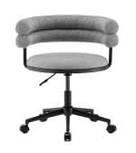 Стул офисный Ponty серый чёрные ножки