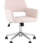 Стул офисный ROSS рогожка светло-розовый