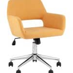 Стул офисный ROSS рогожка желтый