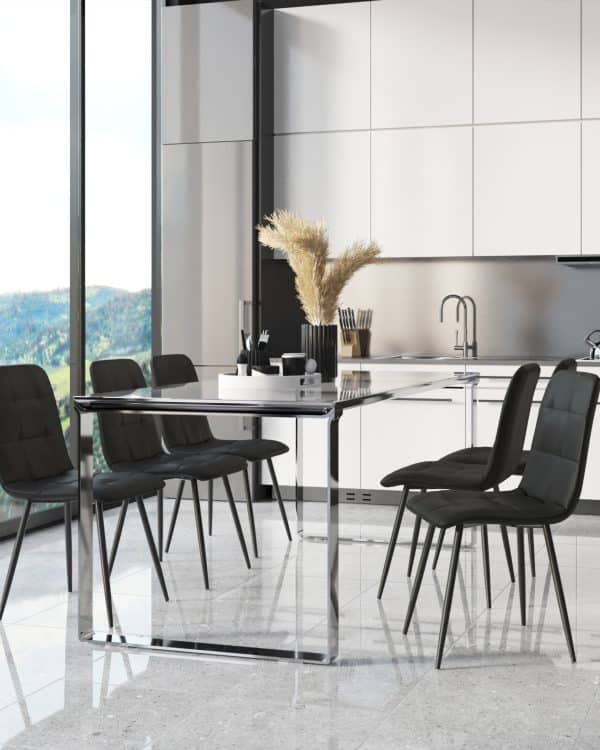 Стул Oliver экокожа черный — изображение 3